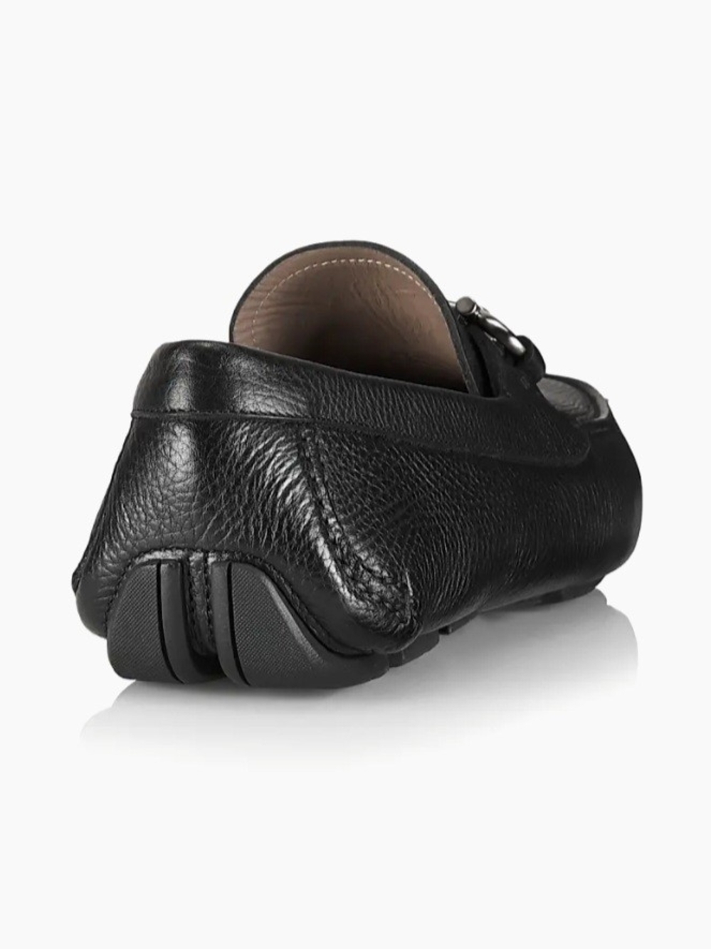 Salvatore Ferragamo Black Leather Bit-Detail Loafers - Picture 2 of 8